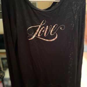 Victoria’s Secret long sleeve sleep shirt. Love   Size small